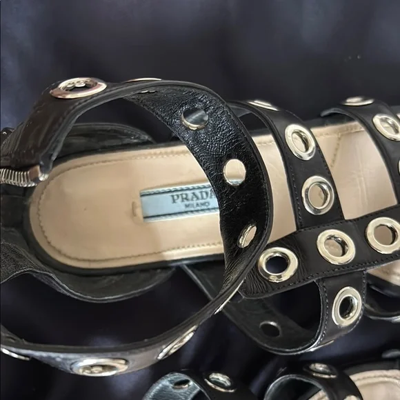 Prada Black Women's Sandals